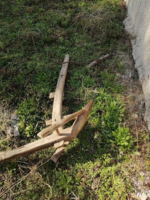 Старинно дървено рало