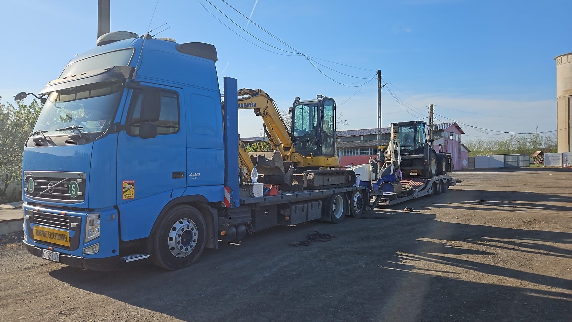 Tractări auto Alexandria transport utilaje tractor Remorca semănătoare