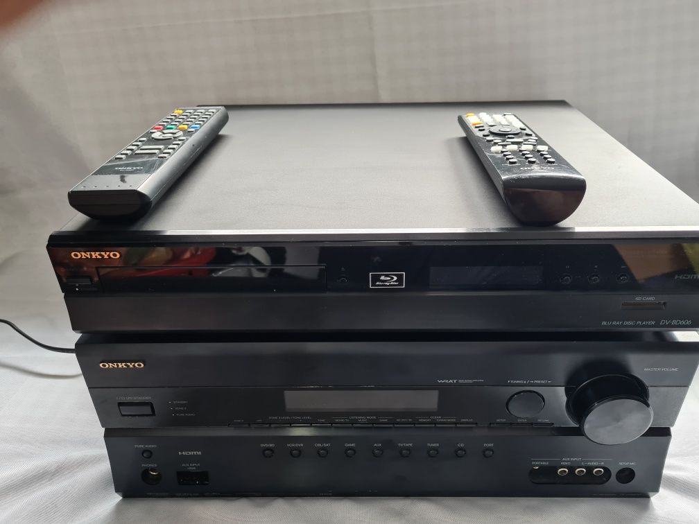Sistem Onkyo( NU Bose) + Blu-Ray +2 Boxe