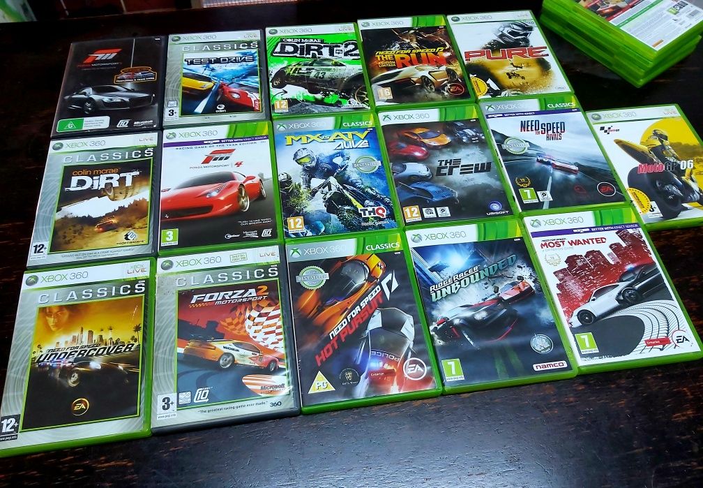 NFS/Pure/Dirt/The Crew/TDU/Moto Gp/FM2 joc masini Xbox 360