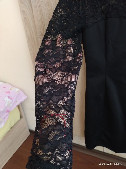 Дамска черна рокля