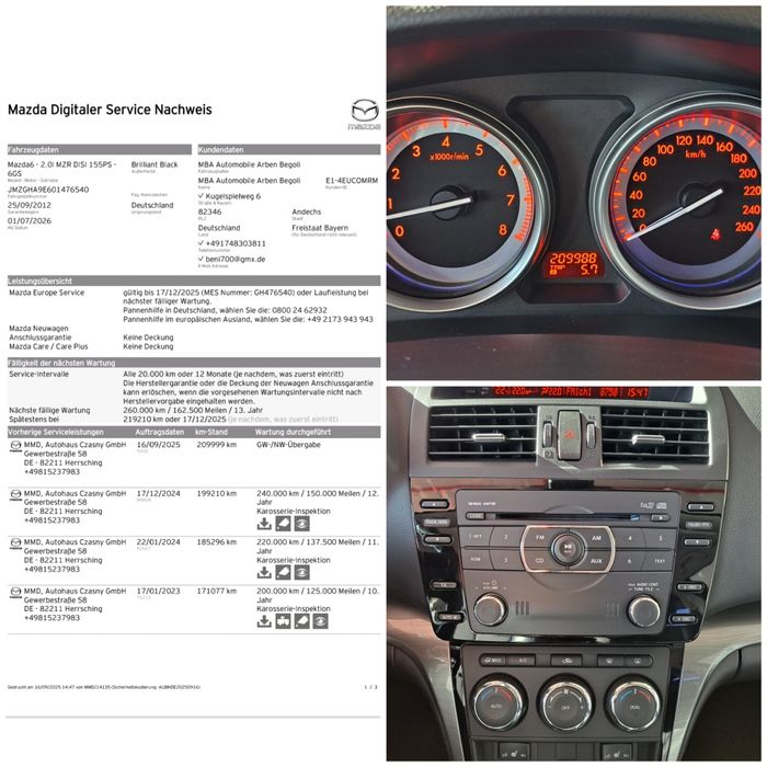 Mazda 6 *2.0 DISI FULL*BOSE*Xenon*