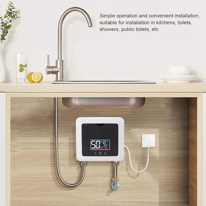 Мощен 7,5KW бойлер с дисплей и дистанционно управление.