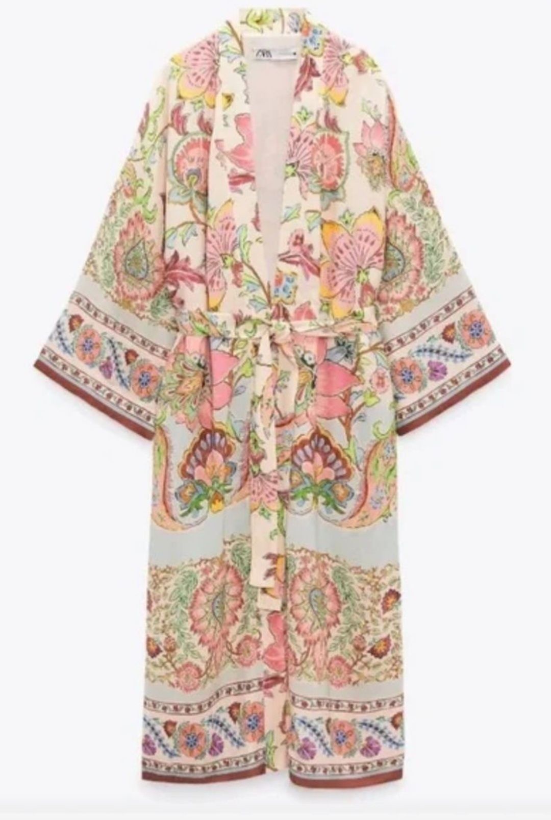 Zara дамски сет флорален