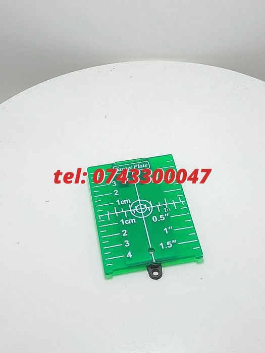 Placa Tinta Pentru Nivele Laser Plastic Verde Neo