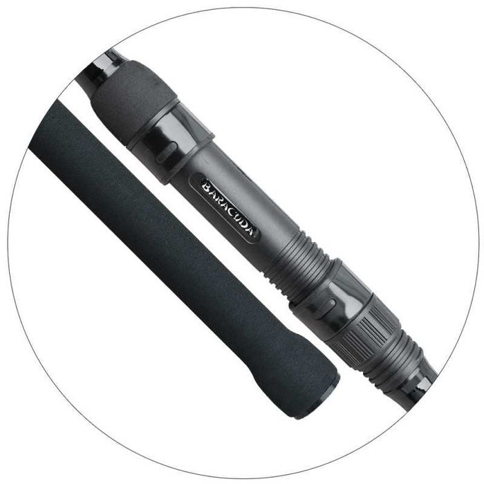 Lanseta carbon Baracuda Giant X 3902 3,9m 3,5 lbs Inelele Black T-Sic