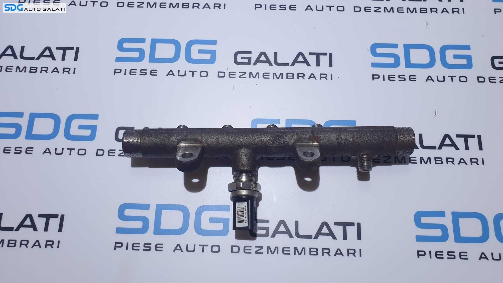 Rampa Presiune Injectoare Distribuitor Carburant Motorina cu Senzor Presiune Renault Megane 3 1.5 DCI 2008 - 2015 Cod A2C27000234 8200704212 5WS40440 H8200704217 601023902753  [S0169]