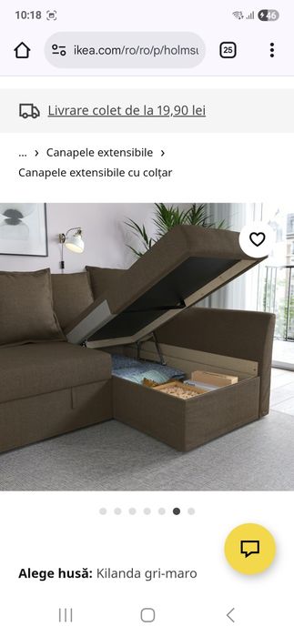 Coltar extensibil  Ikea