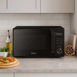 12м Гаранция Микровълнова фурна MIDEA  700W, грил, 20L