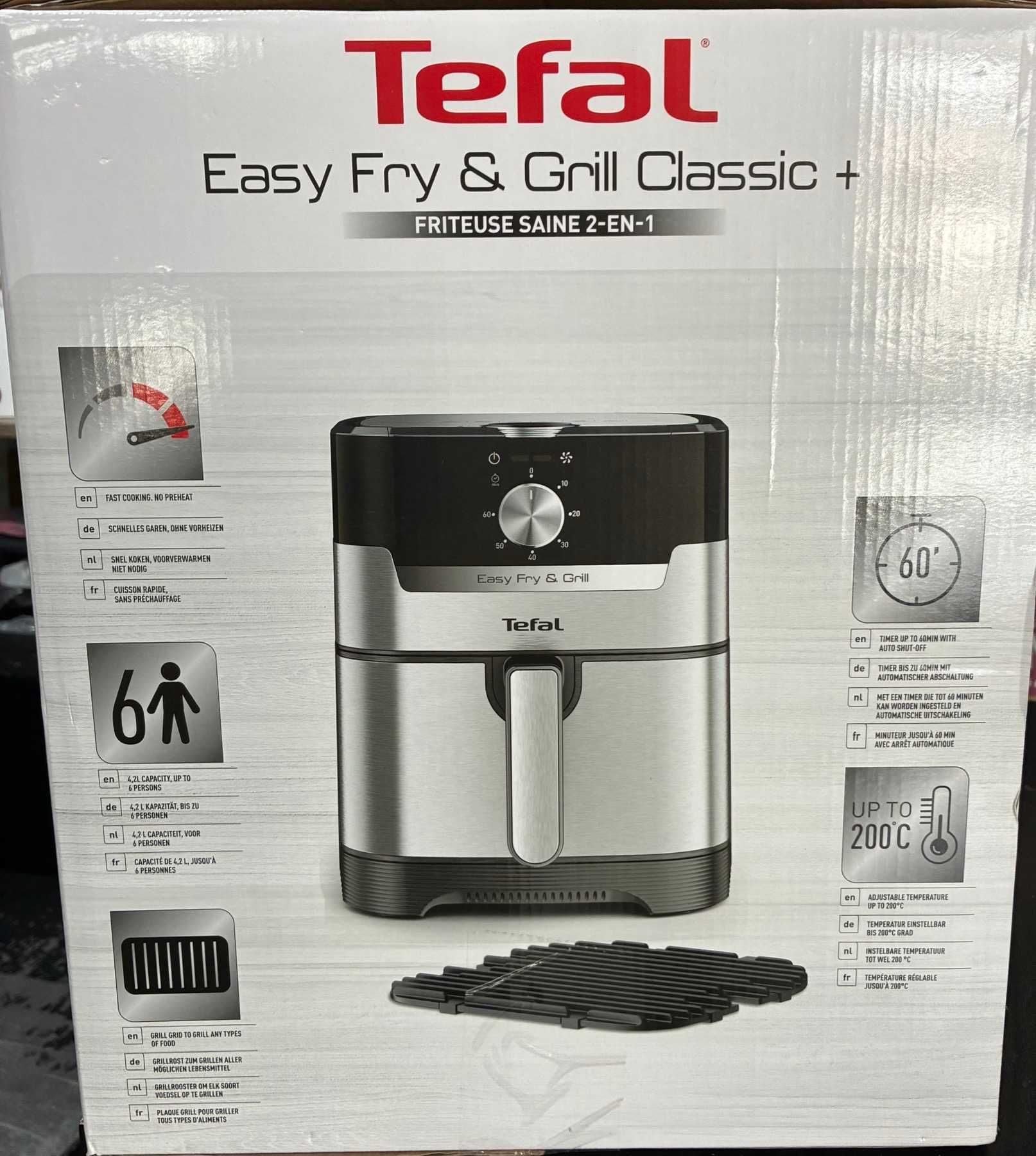 Уред за здравословно готвене Tefal Easy Fry & Grill EY501