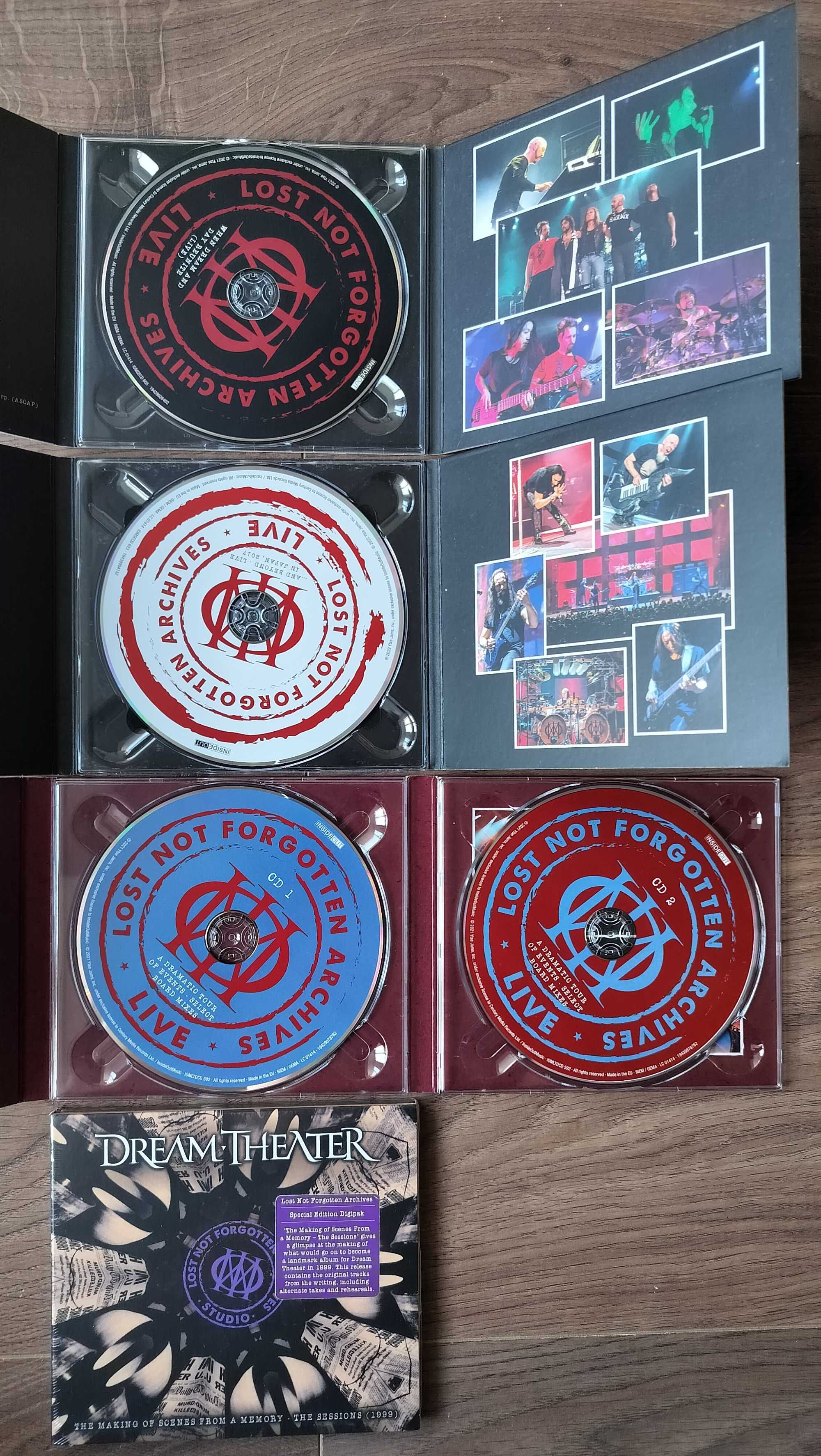 Dream Theater - Box Set concert Blu-ray + colectie Digipak Live