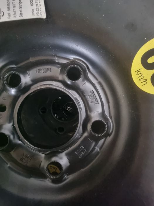 Janta roata rezerva originala pe 17 bmw x1 x2 x3 f30 ... cod 6851507