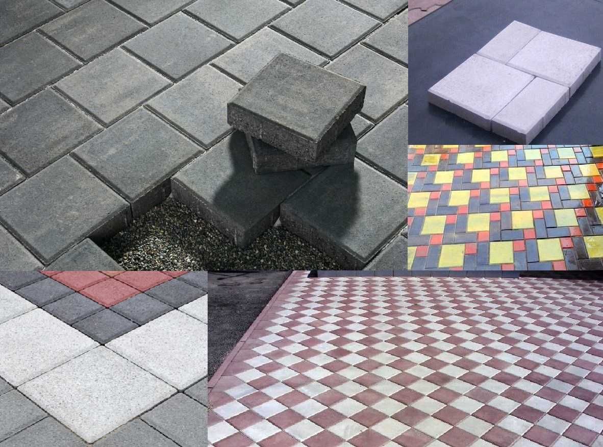 Брусчатка вибропресс толщиной 5-ка, 7-ка.