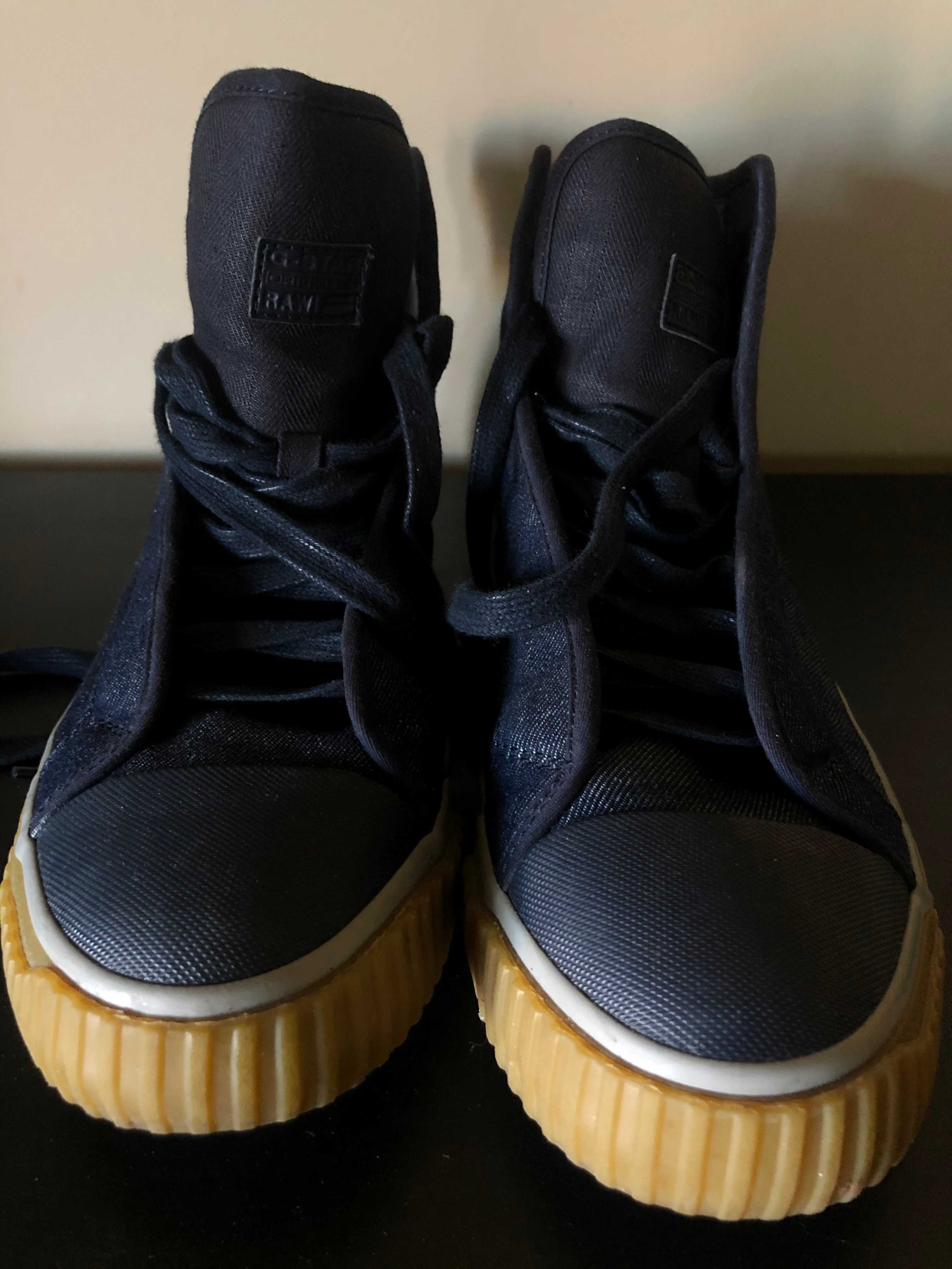 Кецове G star Raw Scuba Denim Mid Sneakers