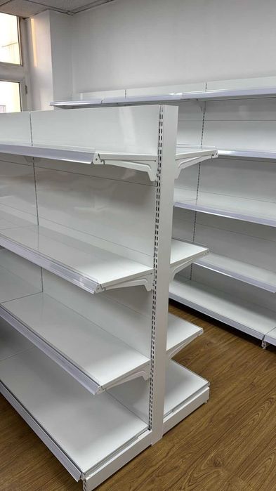 Металлические пристенные Торговые Полки Стелажи Ветрины для магазина