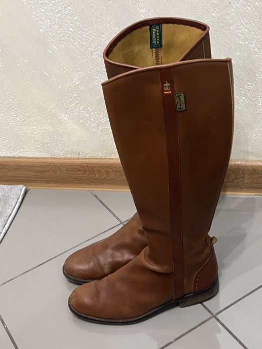 Сапоги кожаные  39