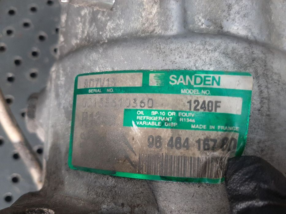 Compresor clima ac citroen c8 peugeot 807 peugeot 407 expert fiat ulisse scudo c 2.0 jtd 9646416780