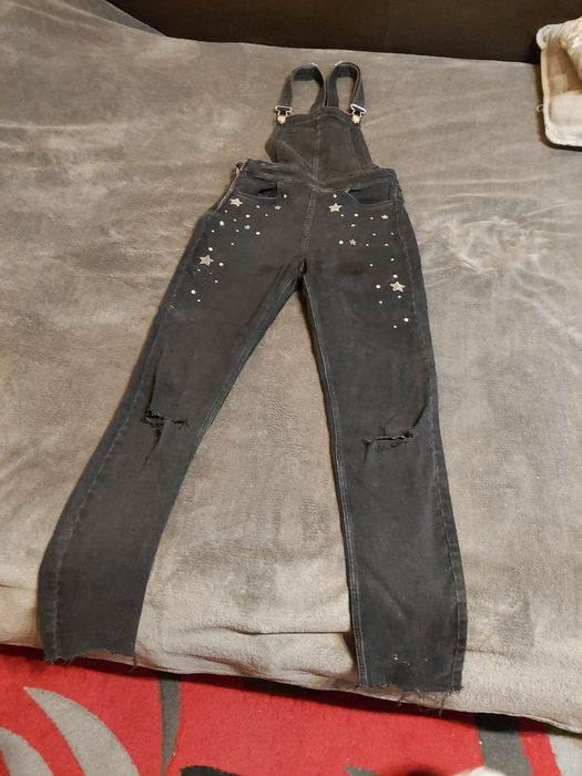Salopeta de blugi fete H&M