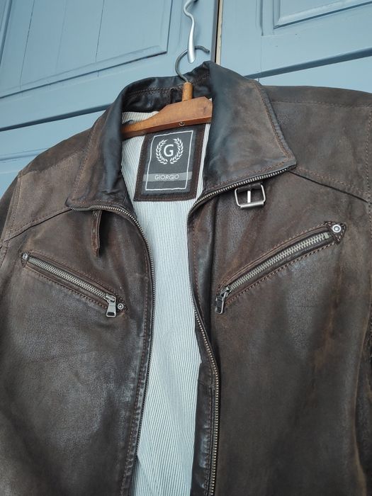 Мъжко кожено яке 50(L)