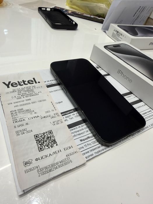 Iphone 15 pro гаранция 18 месеца