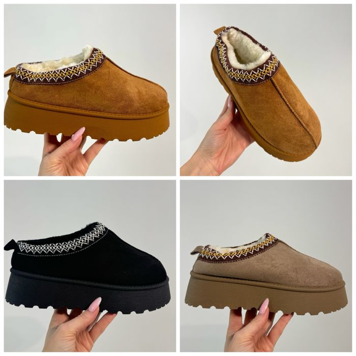 Олекотени чехли с пух по модел Ugg