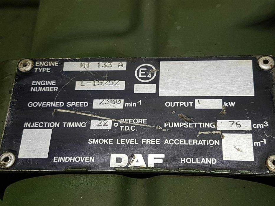 Motor complet DAF NT133A - Piese de motor DAF
