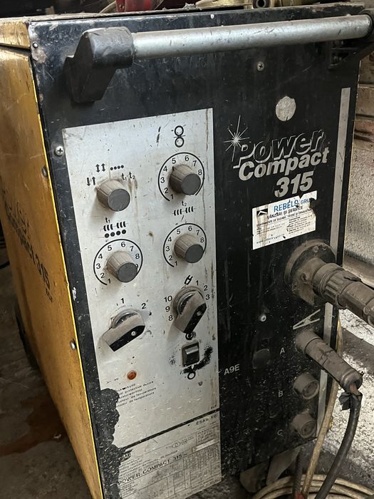 Aparat de sudură 380 ESAB Power Compact 315 mig Aluminiu gaz