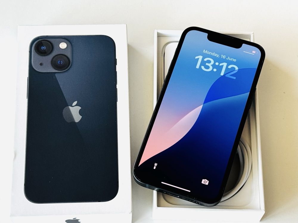 НОВ! Iphone 13 Mini 128GB Midnight Гаранция 6 месеца
