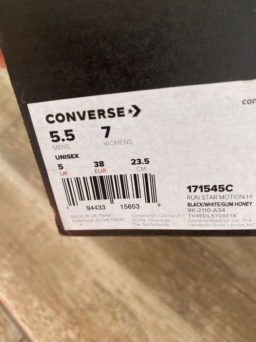Converse run star motion