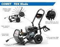 Aparat de spalat cu presiune COMET FDX 310 bar/900 l/h ,motor Loncin