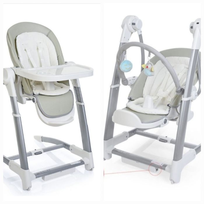 Столик для кормления + электрокачеля 2в1