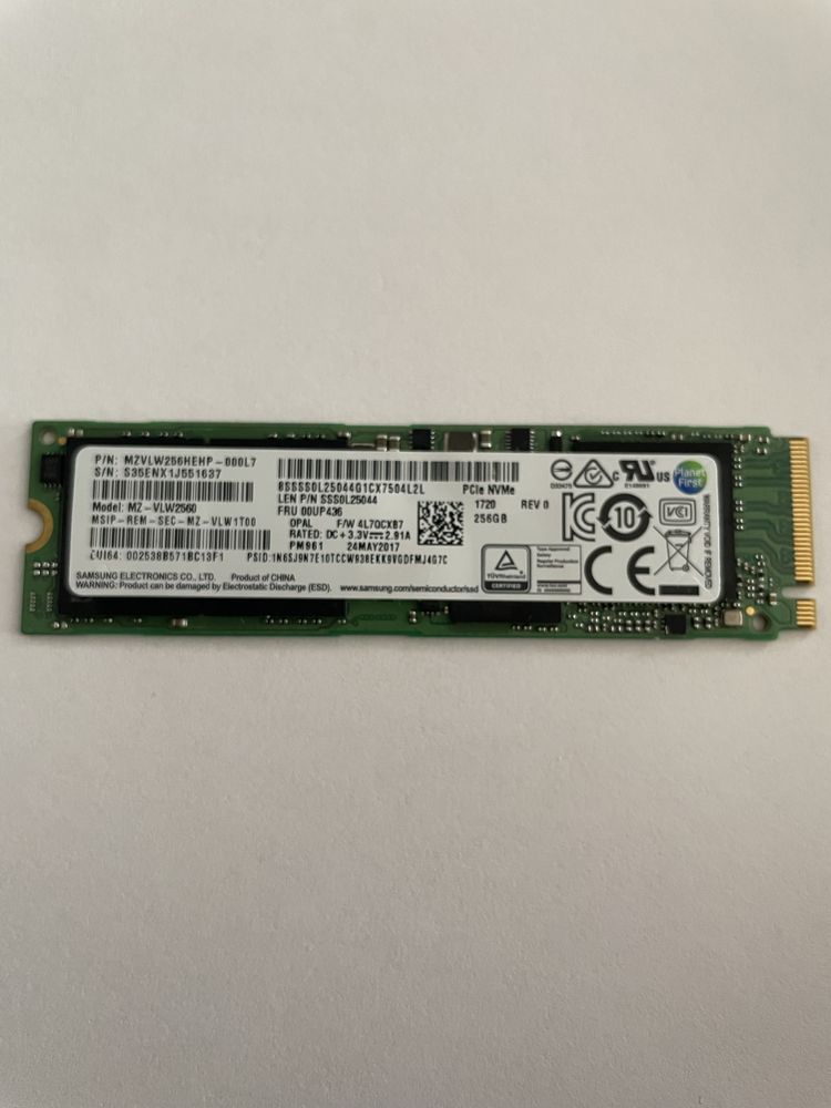 SSD Nvme M2 256 Gb