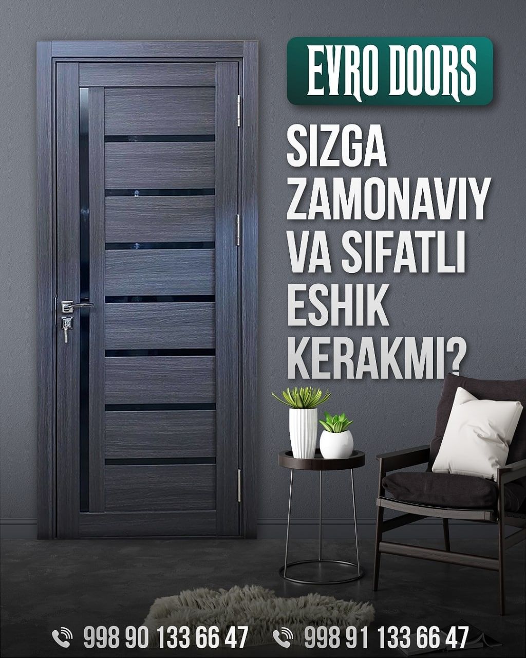 Yevro Doors har bir zakaz qilingan eshiklar uchun chegirmalar mavjud