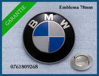 Emblema logo BMW pentru portbagaj 78mm