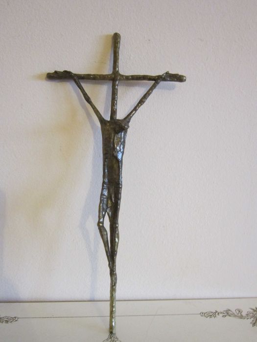 cadou deosebit   Erwin  Huber 1983 Crucifix Cruce