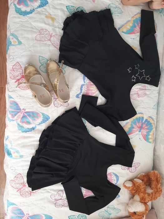 Купальник для танца, туфли