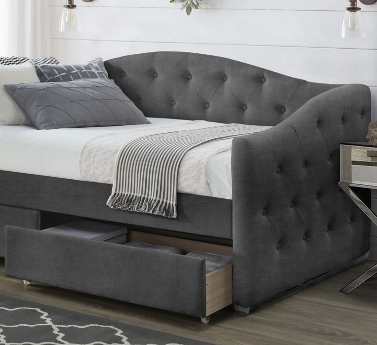 Тапицирано легло Aloha Сиво 90