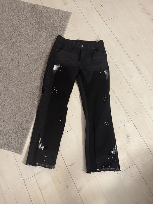 Blugi negri flared marimea M