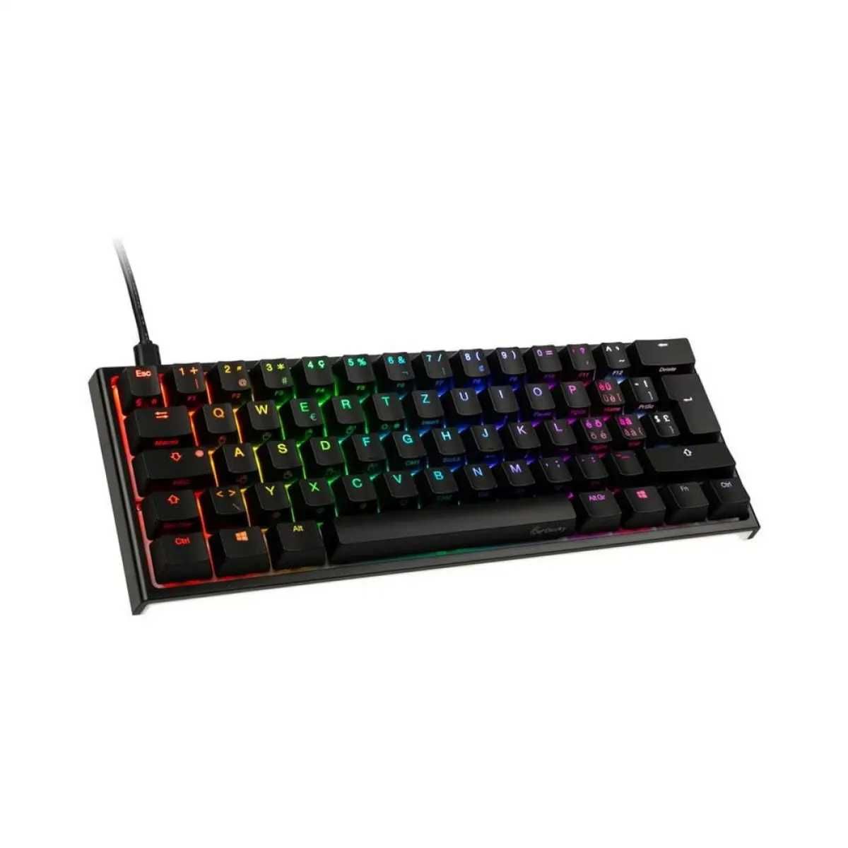 Ducky One 2 Mini Gaming Clavier, MX-Speed Silver, RGB-LED - SCH Ново