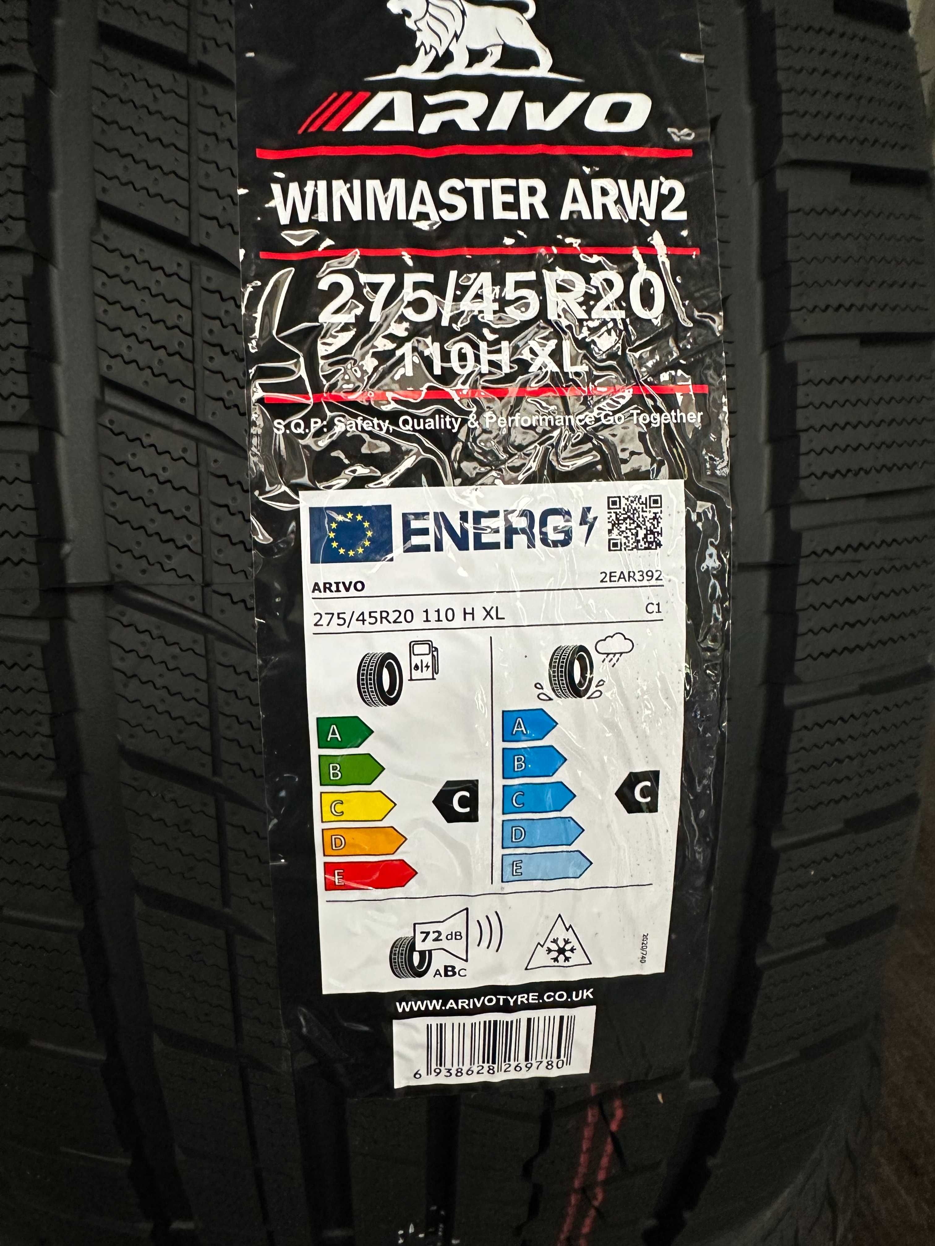 Нови Зимни Гуми Arivo Winmaster Arw 2 275/45R20 110H XL НОВ DOT