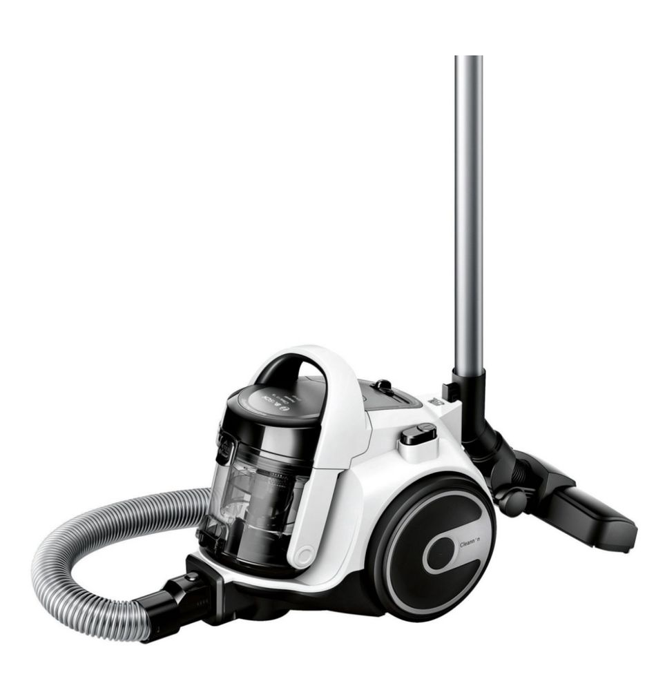 Пылесос Bosch 2 series Parguet белый