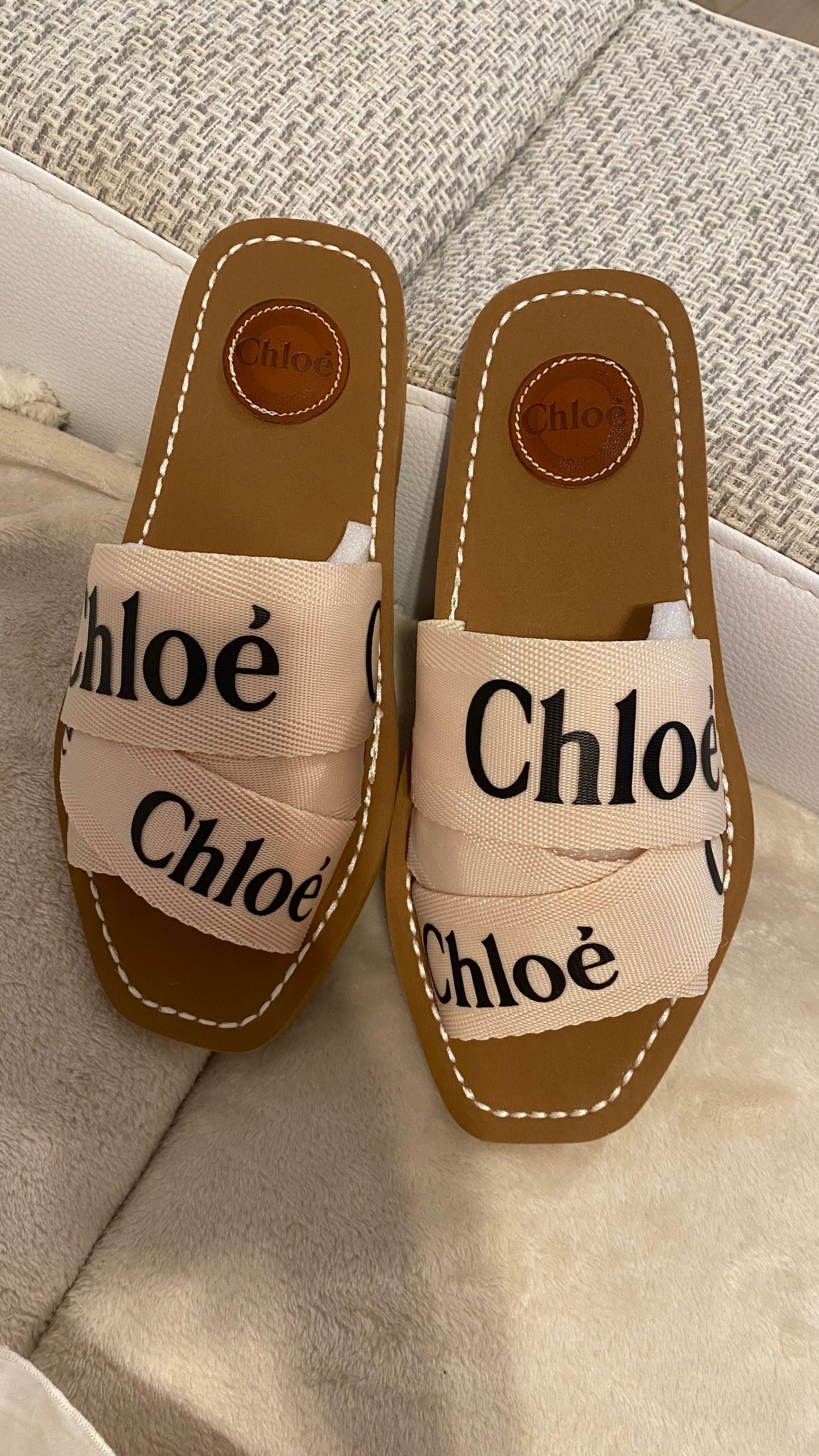 Chloe canvas bej 38