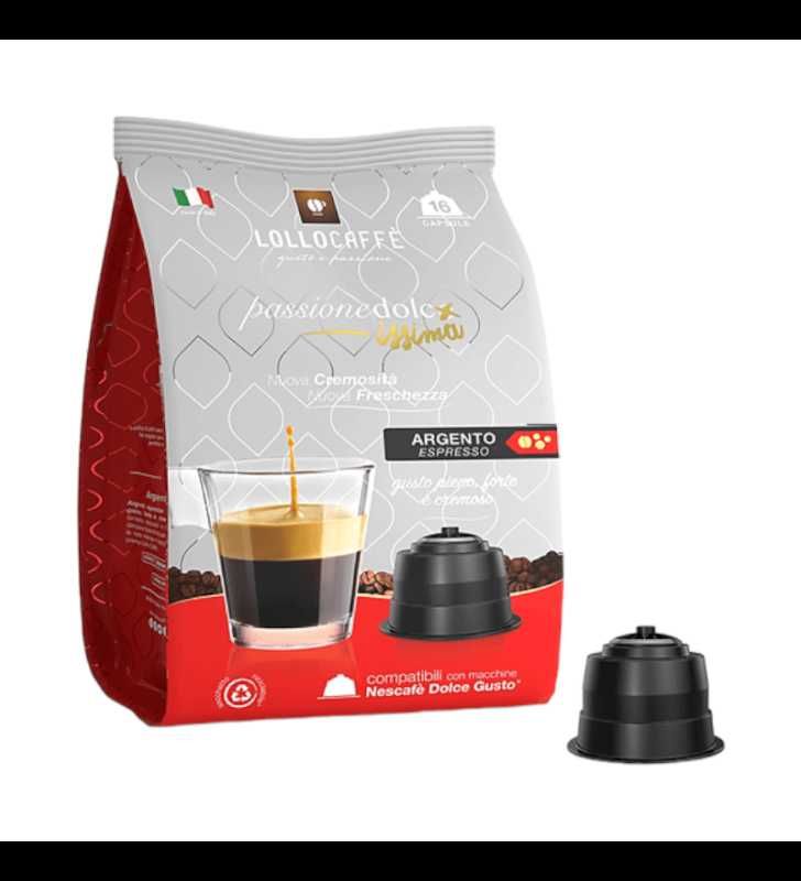 кафе LOLLO CAFFE 16бр капсули dolce gusto видове внос ИТАЛИЯ