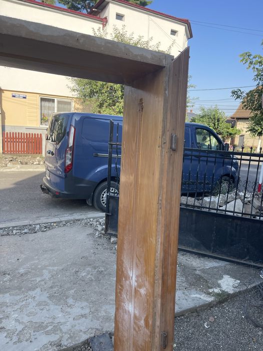 Rama cu sase usi glisanta din lemn masiv (brad)