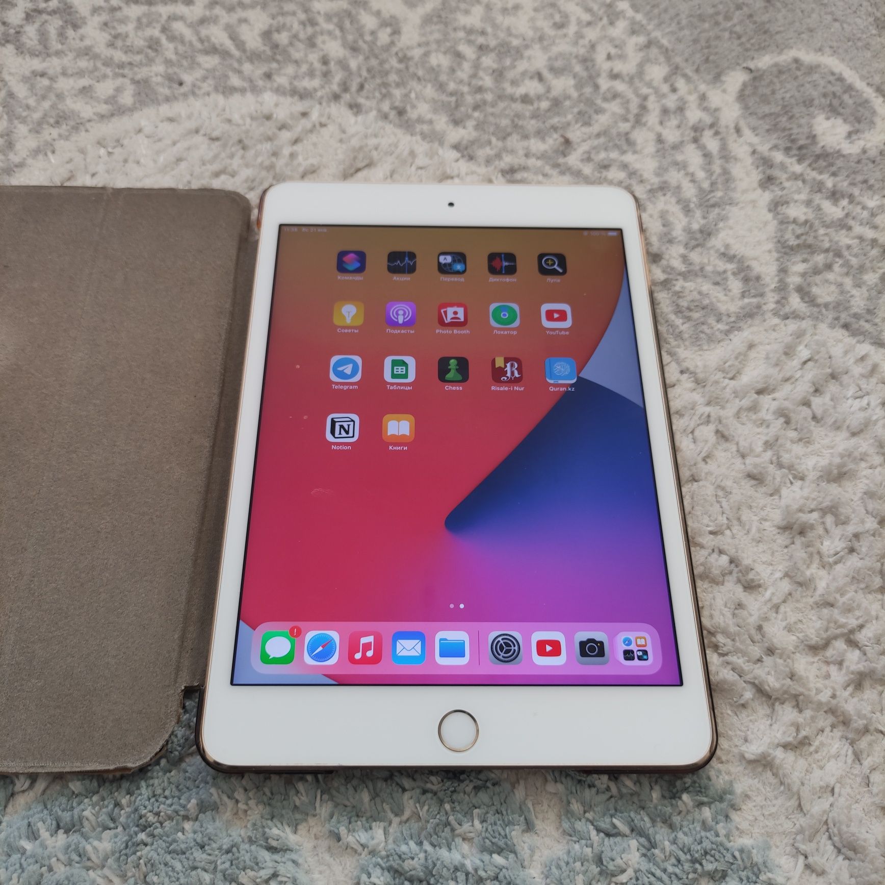 Apple iPad Mini 4+WiFi/Gold Version/Память-16GB/ЧЕХОЛ