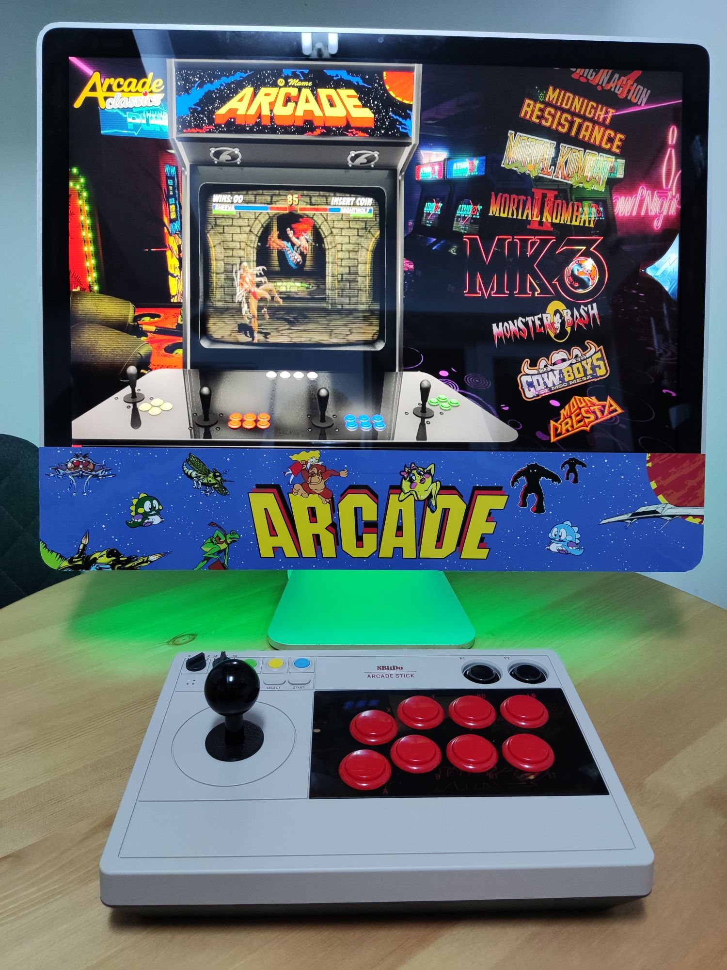 Mini arcade retro Imac 24" modificat