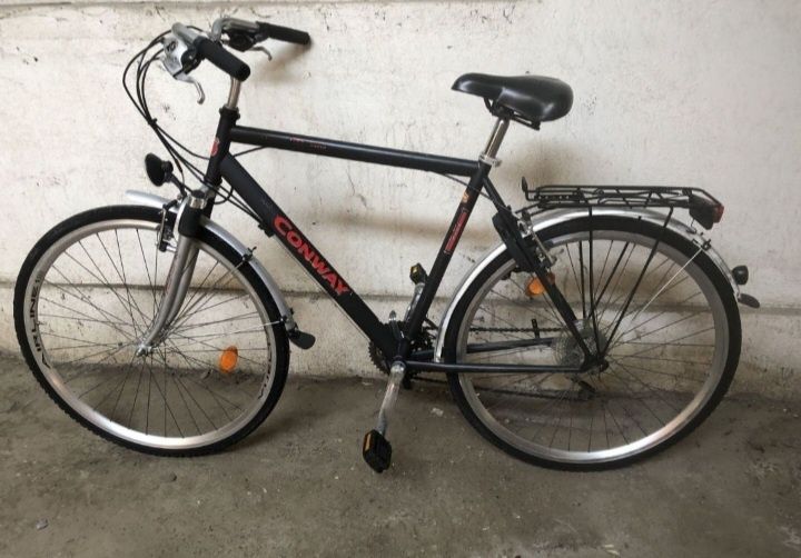 Bicicleta bărbătească CONWAY pe 28 cadru aluminiu echipata ful Shimano