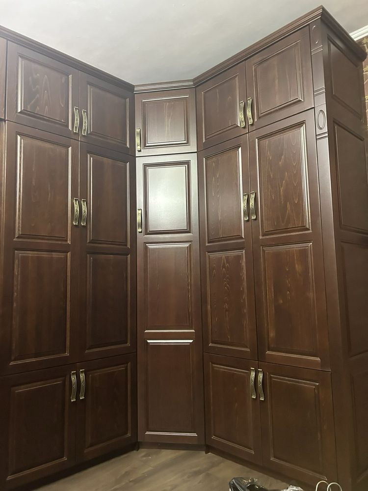 Холна секция MDF и череша фурнир