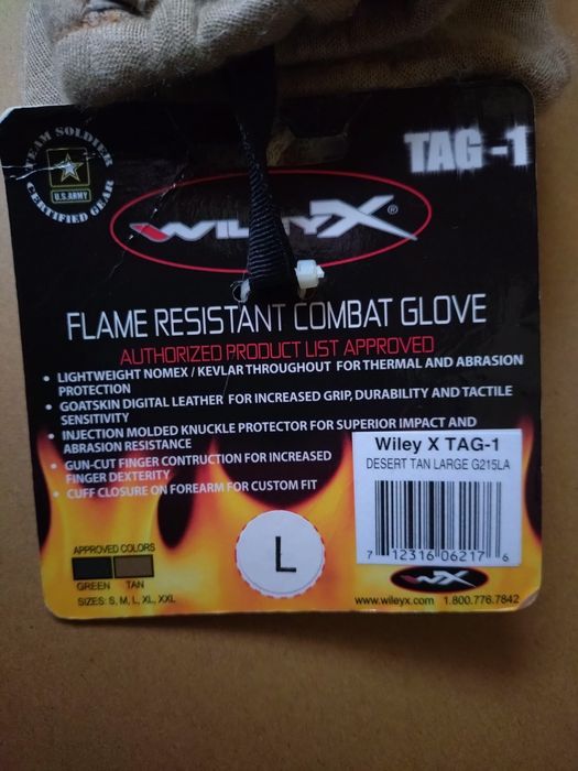Vând manusi tactice Wiley X TAG-1 Coyote