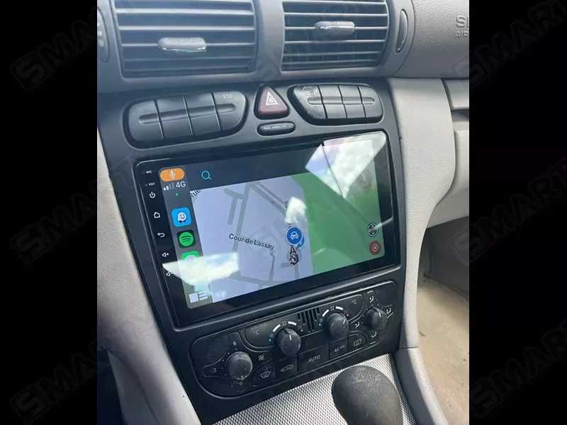 Navigatie GPS Android Mercedes C Class W203 W209 CLK CarPlay 1-8GB